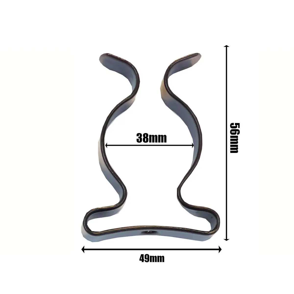 2x T12 Terry Clips 38mm 1.5" inch Fluorescent Tube Steel Spring Holders Tool - image 2 | Free standard UK delivery included | Discount Quality Products