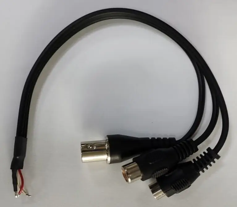 Maplin BNC Video, Audio &amp; Power to Bare Wire Cable CCTV Camera Connection, VH69A