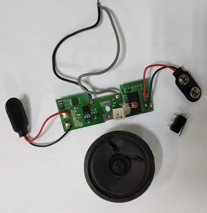 Emergency Call The Police Sound Safety Panic Alarm Siren Speaker DIY Kit Parts