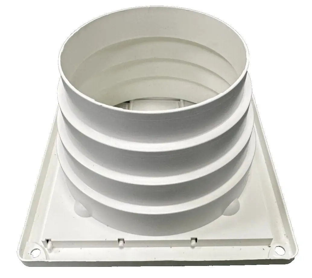 Universal White Stepped Vent 100mm-130mm Air Vent Grille Wall Window Ventilation - image 2 | Free standard UK delivery included | Discount Quality Products