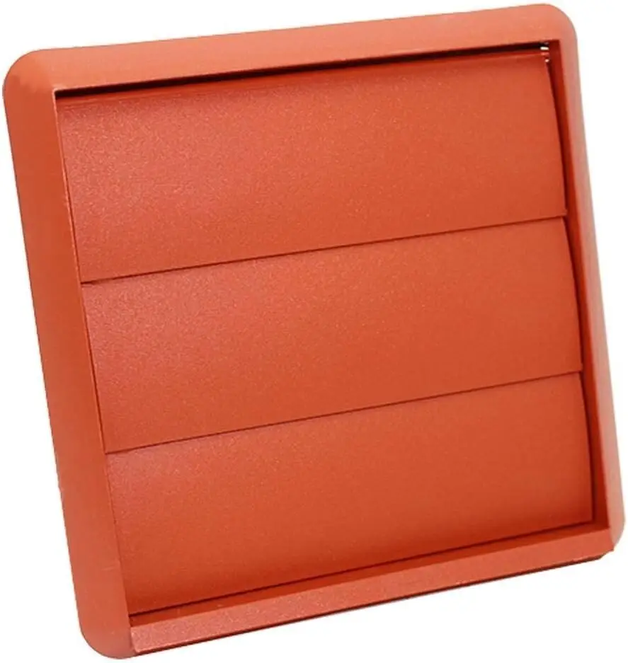 1x 100mm 4" Terracotta Gravity Flap Wall Kitchen Extractor Fan Ventilation Grill - image 2 | Free standard UK delivery included | Discount Quality Products