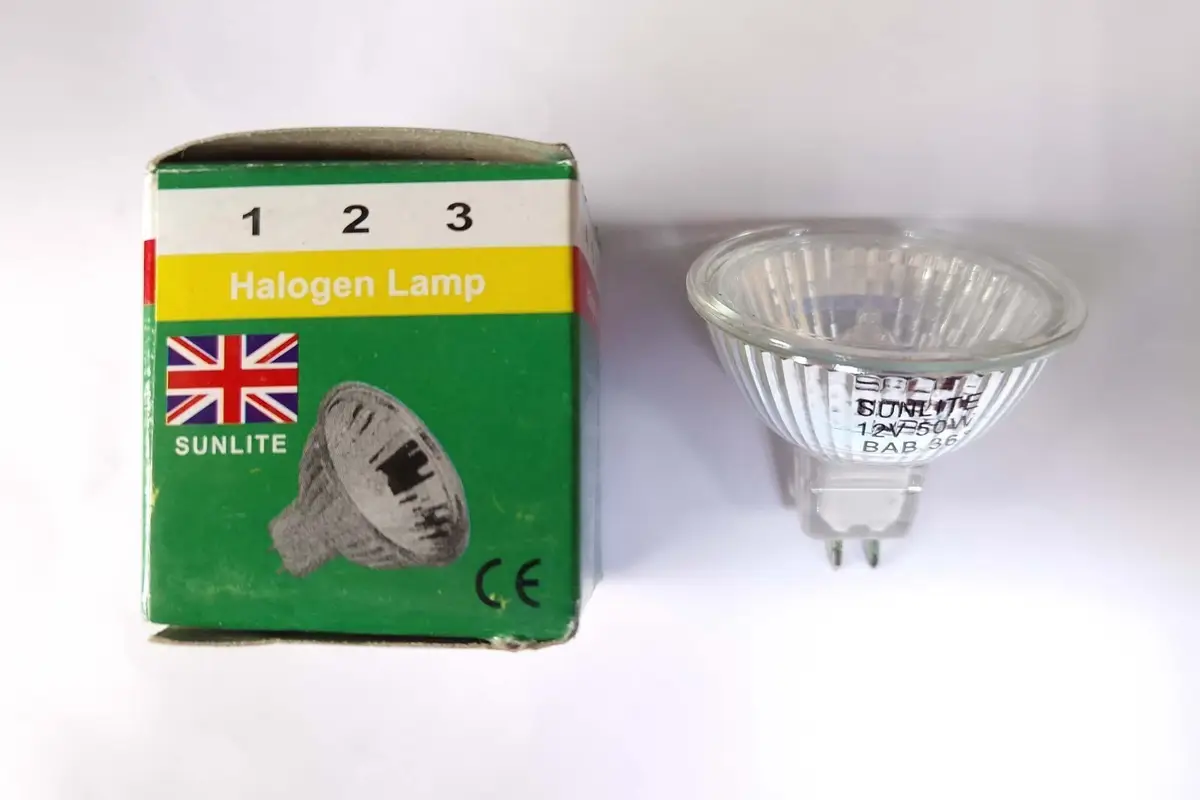 1x 50W Sunlite MR16 GU5.3 12V Halogen Dimmable Reflector Spot Light Bulb Lamp