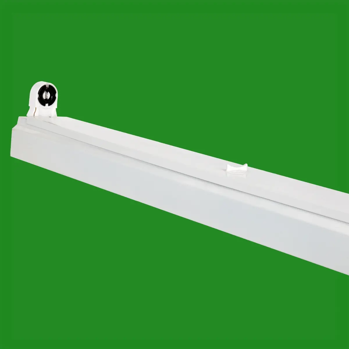T8 5ft 1.5m LED Ready Compatible Batten Fitting 150cm Single T8 Holder only