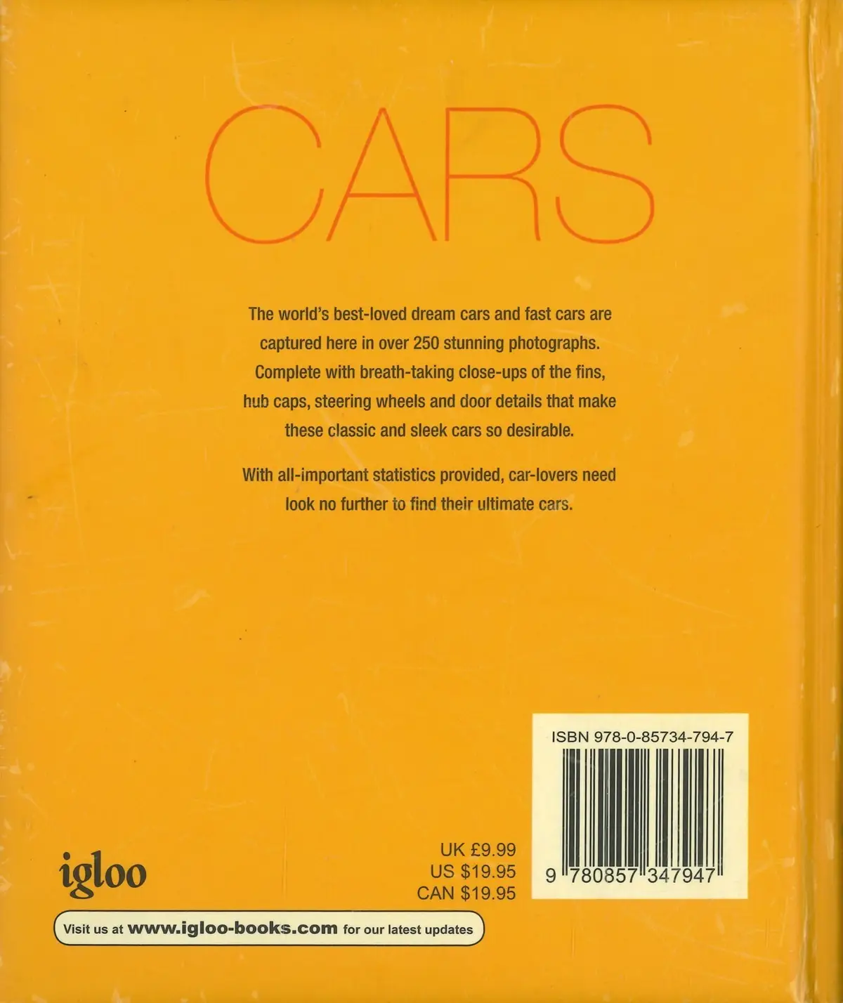 Cars: The Power & the Glory Hardcover Book By Igloo (2011), Lambo, Jaguar, BMW - image 3 | Free standard UK delivery included | Discount Quality Products