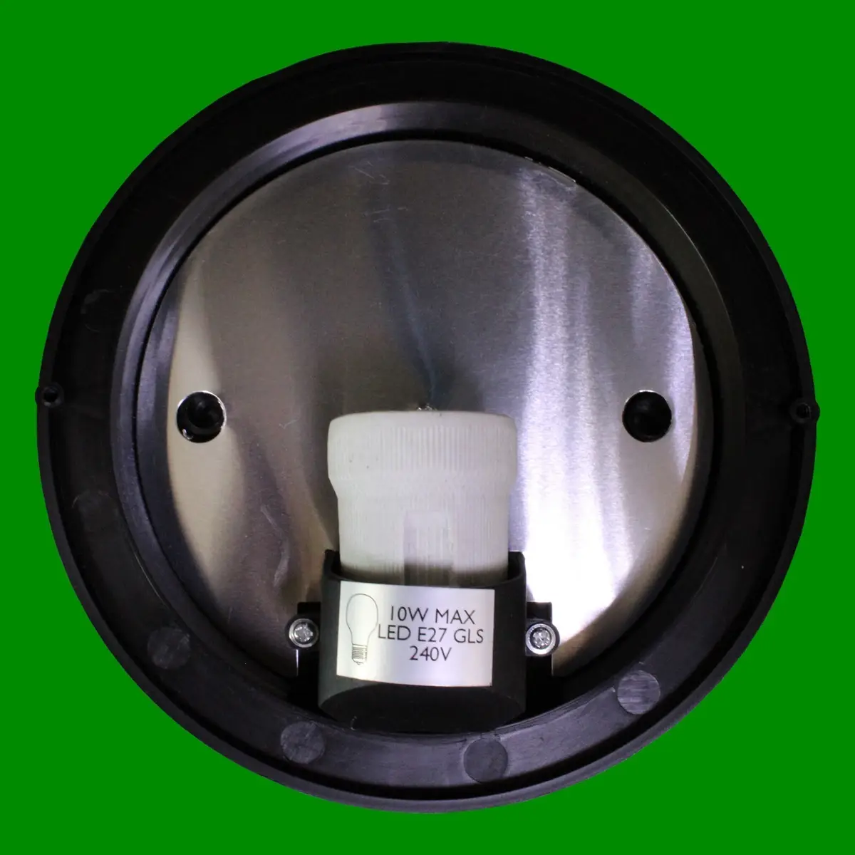1x Black Outdoor Bulkhead Light Fitting with Opal Glass, E27, IP44, Max 10W LED - image 5 | Free standard UK delivery included | Discount Quality Products