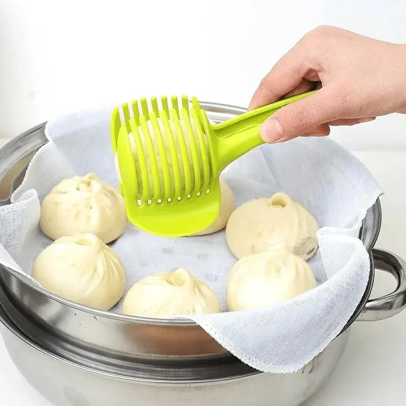 Kitchen Fruit Tomato Clip Holder Slicer Vegetable Lemon Potato Onion Cutter Tool - image 6 | Free standard UK delivery included | Discount Quality Products