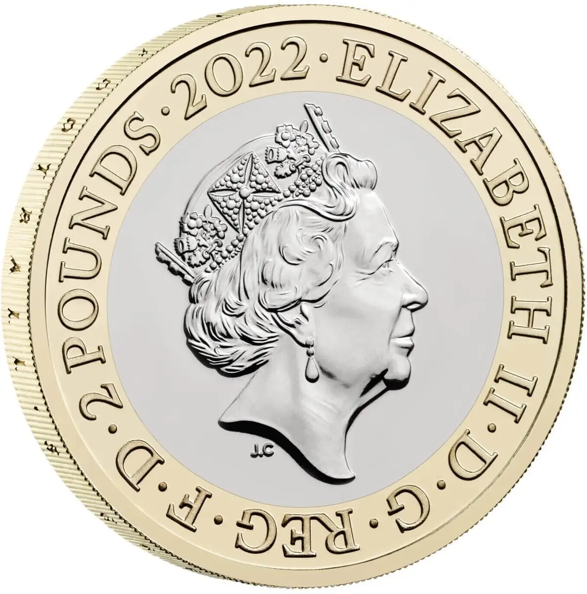 150th Anniversary Football FA Cup 2022 UK £2 Soccer; Brilliant Uncirculated Coin - image 2 | Free standard UK delivery included | Discount Quality Products