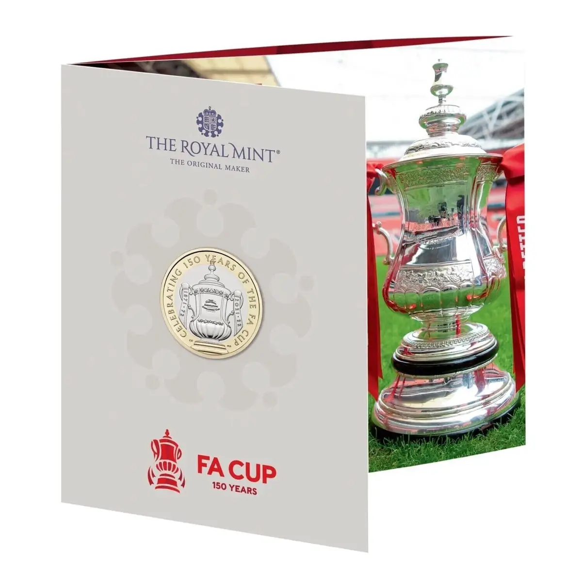 150th Anniversary Football FA Cup 2022 UK £2 Soccer; Brilliant Uncirculated Coin - image 3 | Free standard UK delivery included | Discount Quality Products