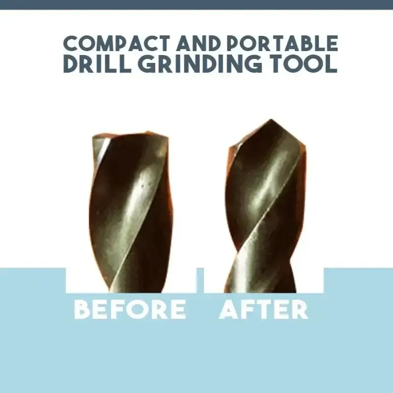 Portable Drill Bit Sharpener Grinding Wheel Hand Tools Nail Drill Bits Sharpener - image 5 | Free standard UK delivery included | Discount Quality Products