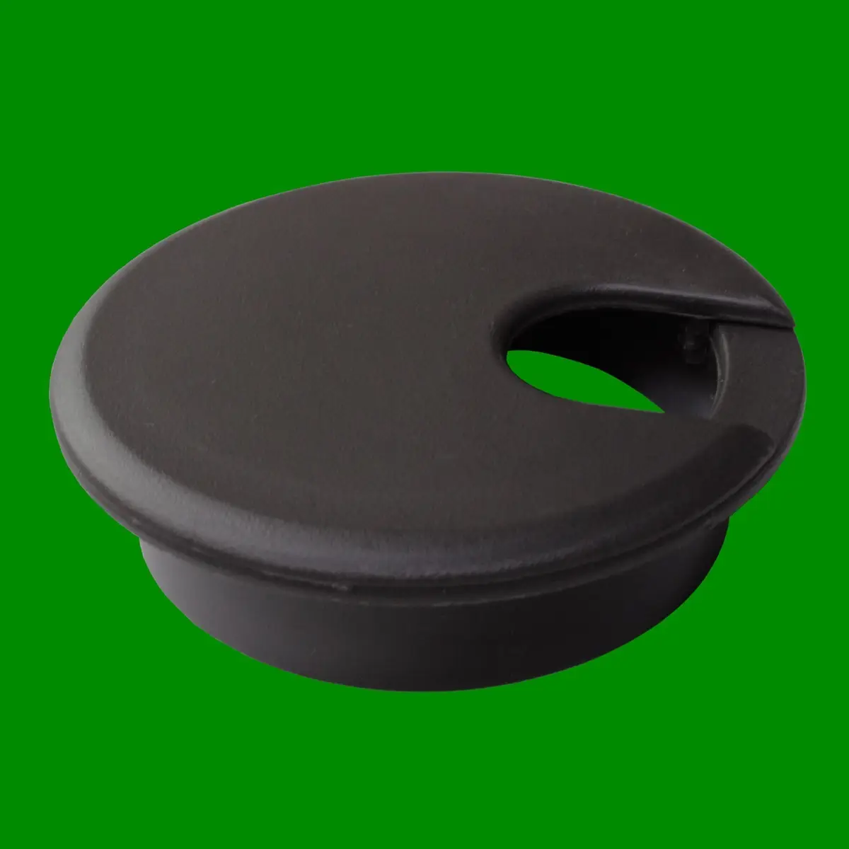 10x 65mm Dark Brown Computer Desk Table Grommet Cable Tidy Port Wire Hole Cover