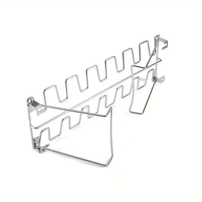 1pc Grill Rack, Stainless Steel Chicken Leg Rack For Oven, Outdoor Barbecue Tool - image 6 | Free standard UK delivery included | Discount Quality Products