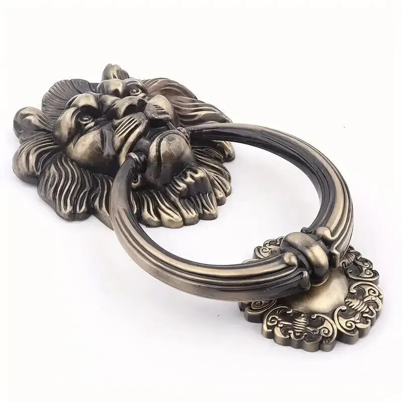 200mm Large Antique Lion Door Knocker Lionhead Door Knockers Lions Home Decor - image 5 | Free standard UK delivery included | Discount Quality Products