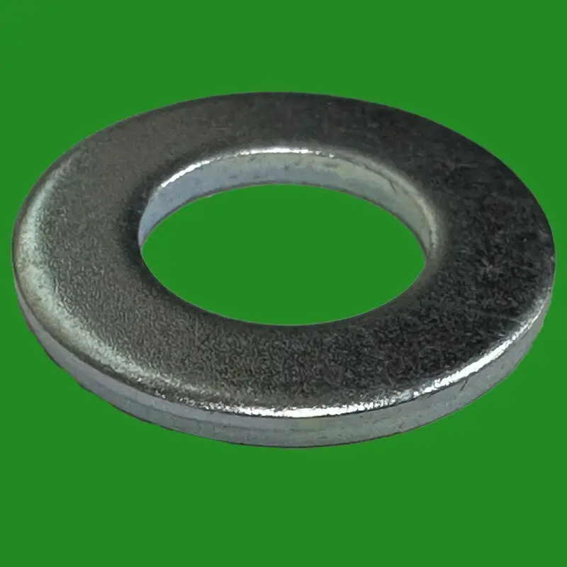 100x M10 (10mm hole) Flat Washers BZP Zinc Plated Quality Steel DIN125
