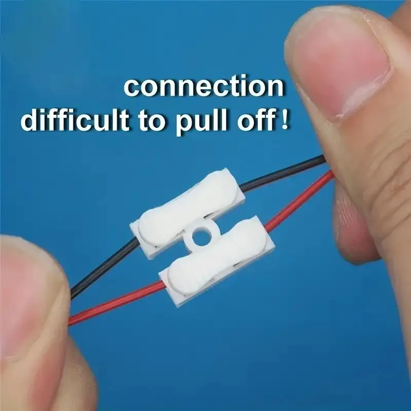 10x Push Type 2Way Wire Cable Connector Neutral Live Terminal Junction Block 10A - image 4 | Free standard UK delivery included | Discount Quality Products