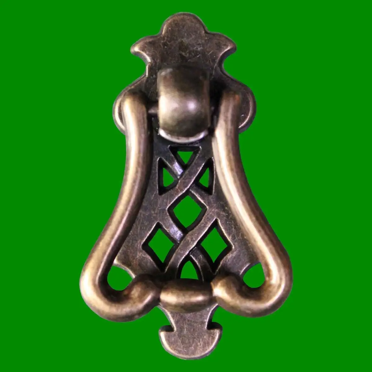 6x Richmond Antique Style Brass Plated Drop Pull Handle For Draws &amp; Cabinets