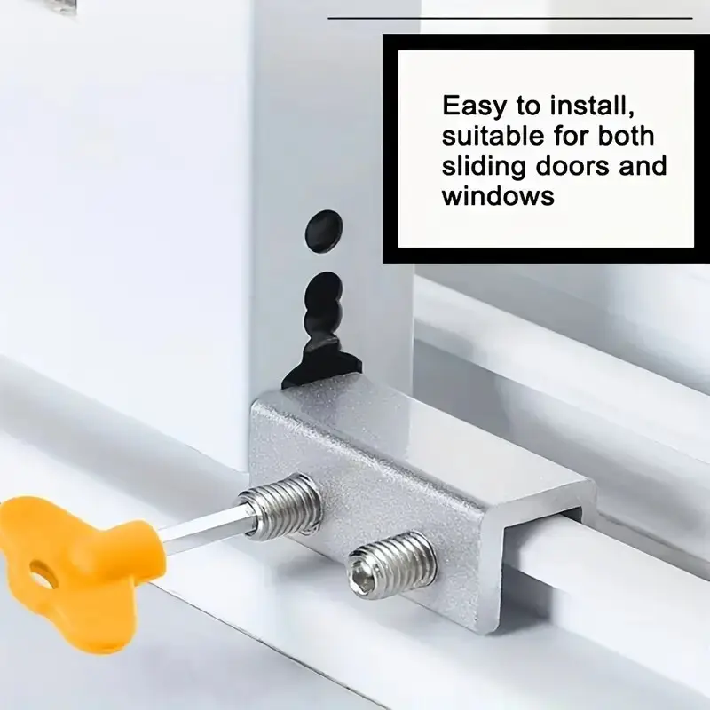 2x Aluminum Alloy Window Lock Stopper, Secure Your Home And Protect Your Family - image 7 | Free standard UK delivery included | Discount Quality Products
