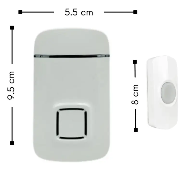 Wireless Plug In Door Bell Chime Cable Free 150 Metre Range 32 Melodies White - image 2 | Free standard UK delivery included | Discount Quality Products