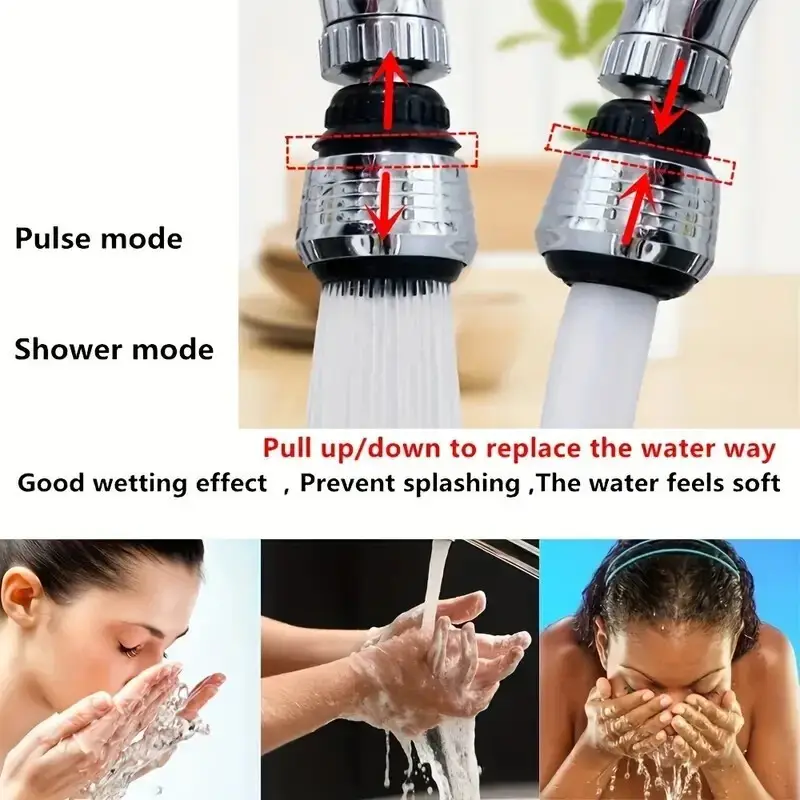 1x 360° Rotating Water Faucet Aerator Diffuser Faucet Nozzle Filter Adapter - image 6 | Free standard UK delivery included | Discount Quality Products