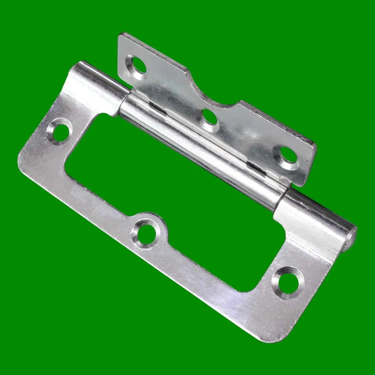 2x 102mm x 41mm 4" Inch BZP Hurlinge Fixed Pin Mild Steel Flush Door Butt Hinge - image 2 | Free standard UK delivery included | Discount Quality Products