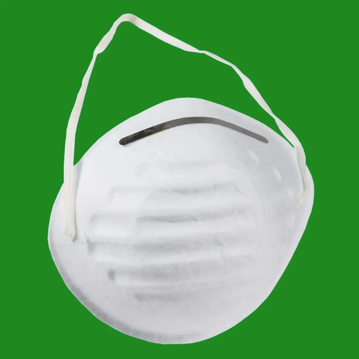 1x Disposable &amp; Elasticated Dust Mask, Cup Shaped Type, Single Use Protection