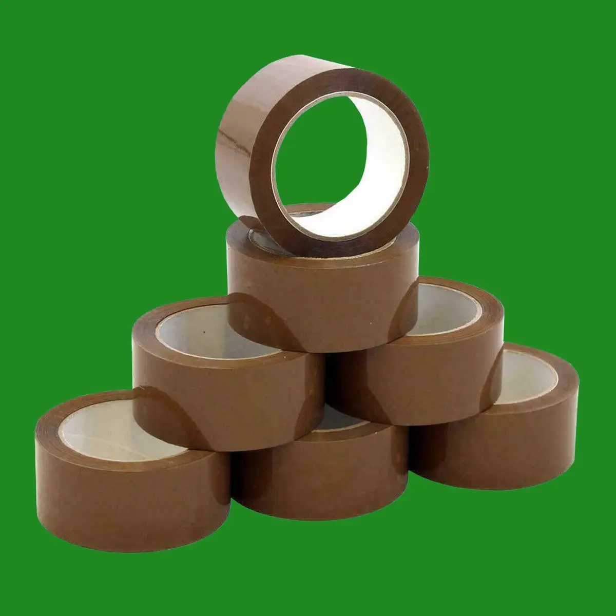 36x Rolls Low Noise, Brown Parcel Packaging Tape 48mm x 66m, Packing