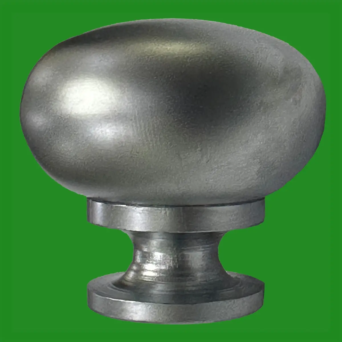 10x 34mm Round Matt Chrome Effect Door Knob Handle Cupboard Cabinet Drawer
