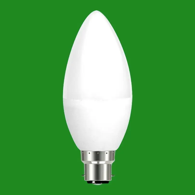 12x 5.2W (=40W) LED Candle Light Bulb, Daylight White 6500k, Bayonet Cap BC B22 - image 3 | Free standard UK delivery included | Discount Quality Products