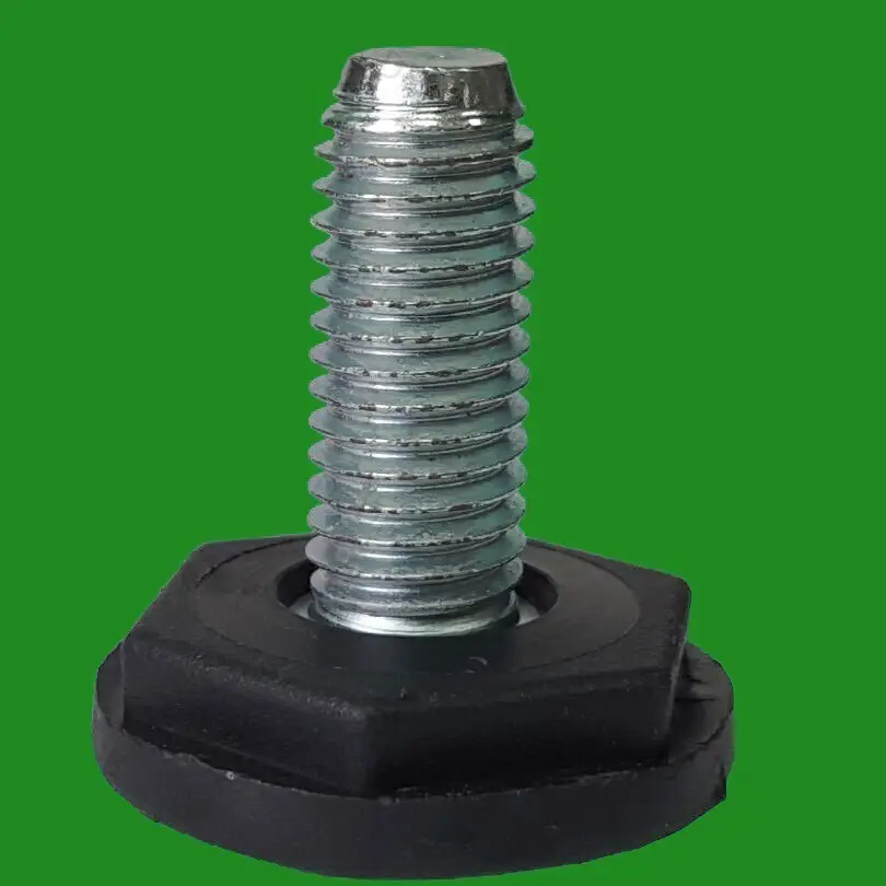 6x Adjustable Levelling Feet Foot 25mm x 28mm M10 Thread Desk Cabinet Cupboard - image 2 | Free standard UK delivery included | Discount Quality Products