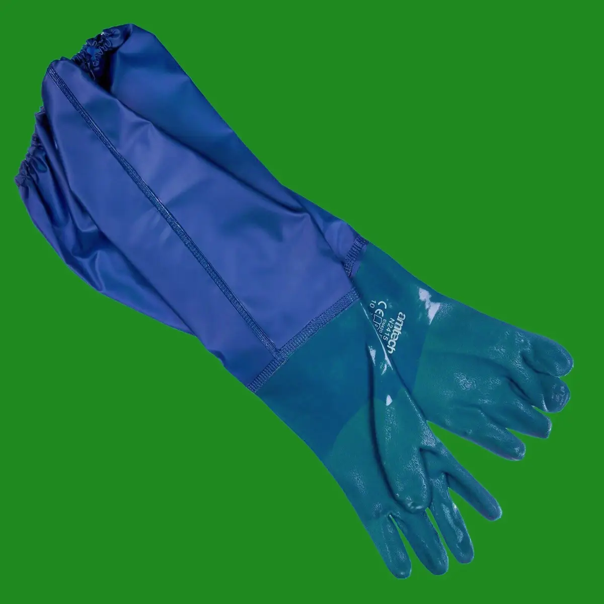 Pair of Long PVC Gloves, Pond, Sewer & Drain Maintenance, 50cm Sleeve Size 10 XL - image 5 | Free standard UK delivery included | Discount Quality Products