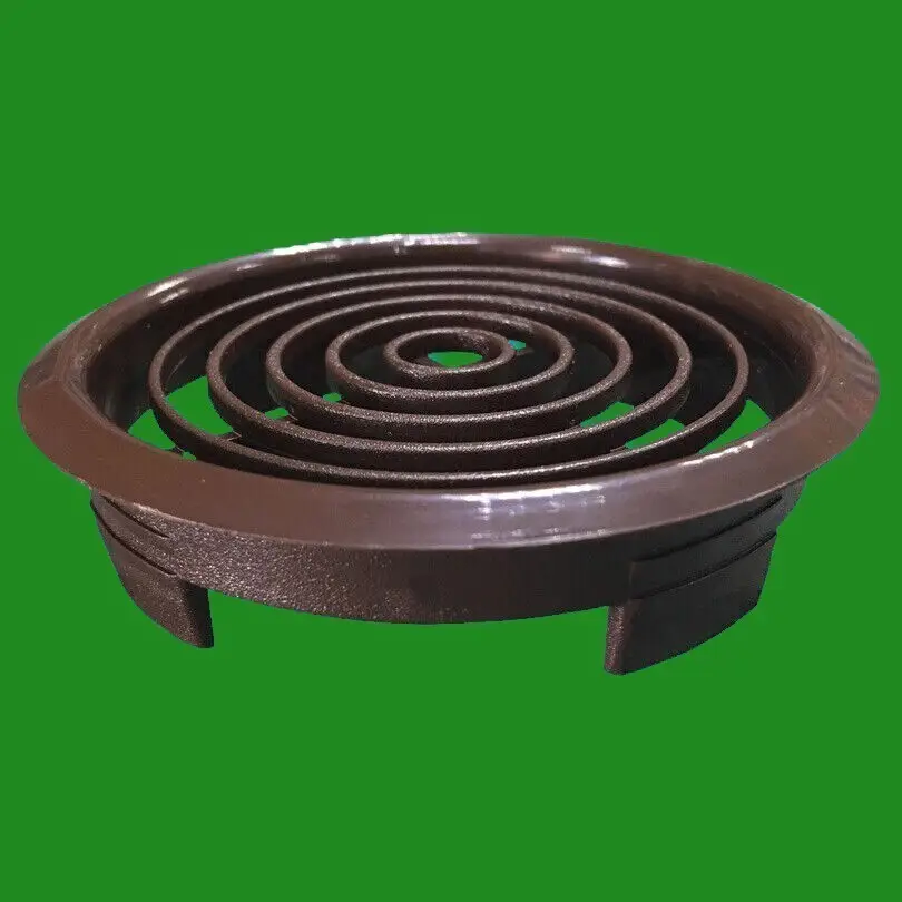 4x Brown Vivarium Reptile Push Fit Round Air Vents, 80mm, 70mm Hole, Ventilation - image 2 | Free standard UK delivery included | Discount Quality Products