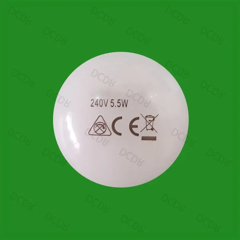 12x 5.5W (=40W) LED Pearl Round Golf Light Bulbs, 4000K, Cool White, BC B22 Lamp - image 3 | Free standard UK delivery included | Discount Quality Products