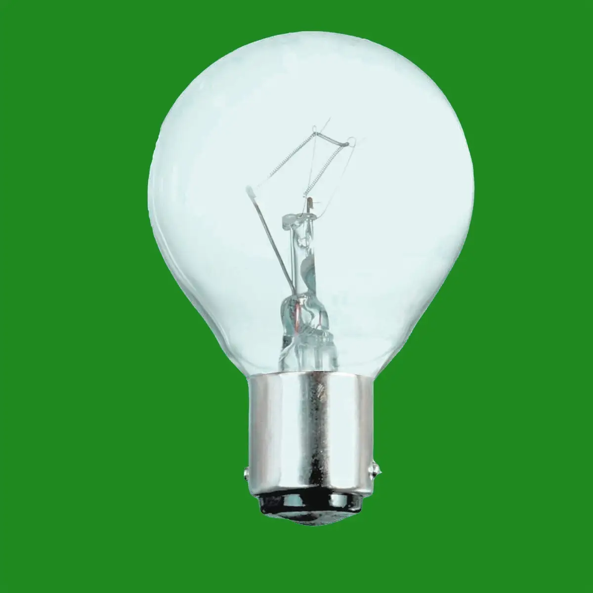 6x 25w Golf Round Incandescent Dimmable Standard Clear SBC B15 Light Bulb Lamp