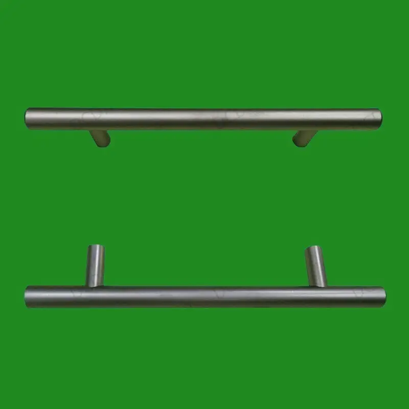 1x 96mm Matt Chrome Effect Door Handle T Bar, Wardrobe, Cupboard, Cabinet