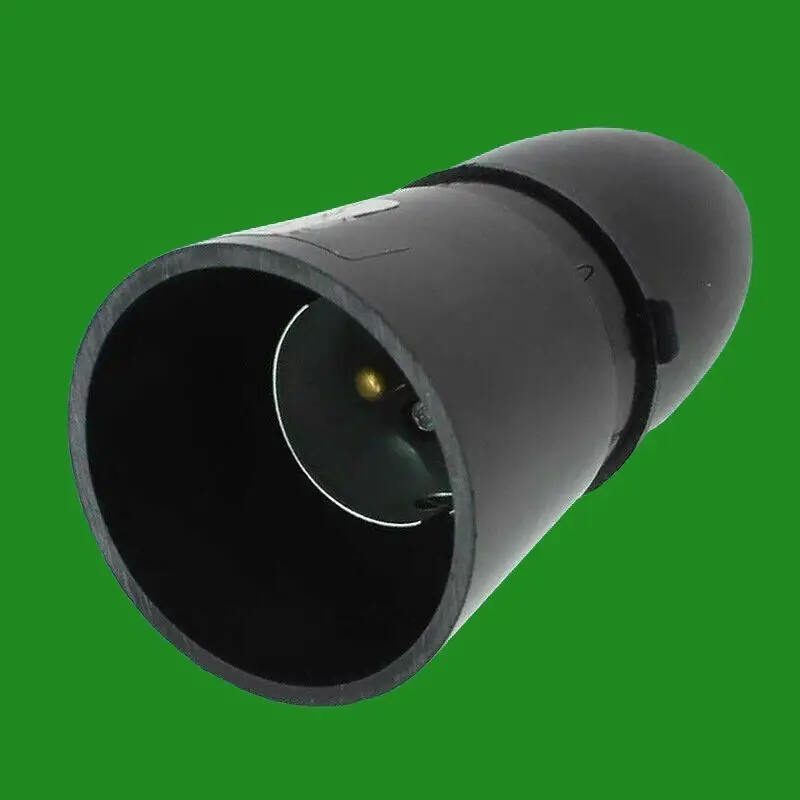 1x Black T1 M10 Screw Entry Light Pendant B22 Socket Bayonet Lamp Holder