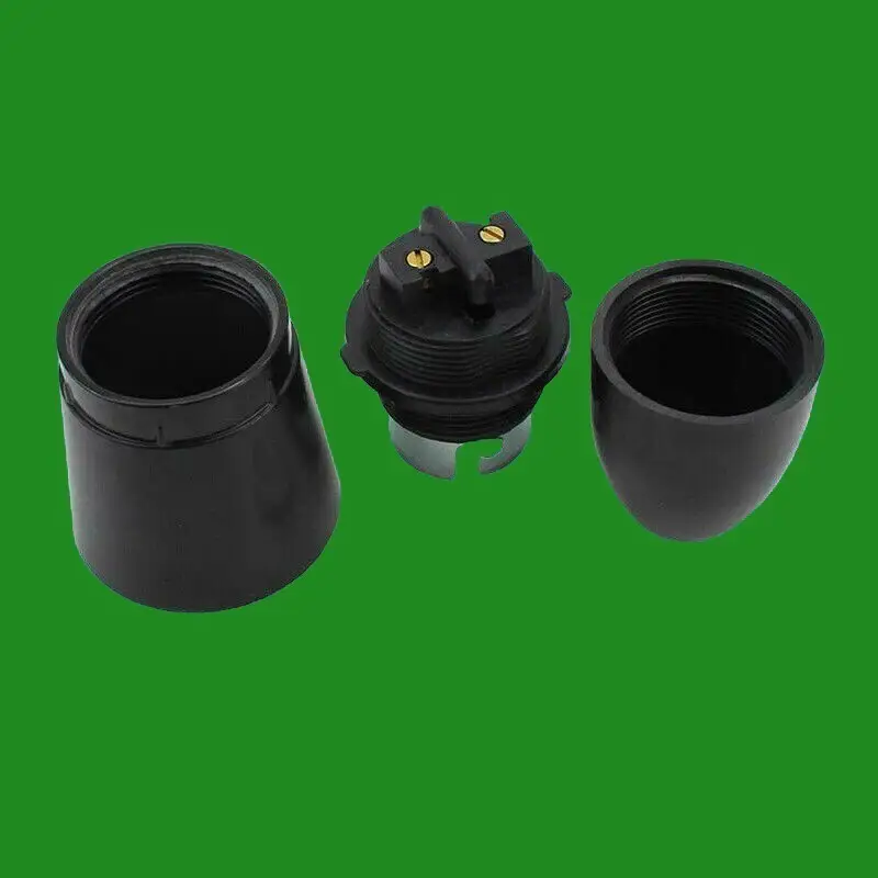 1x Black T1 M10 Screw Entry Light Pendant B22 Socket Bayonet Lamp Holder - image 4 | Free standard UK delivery included | Discount Quality Products