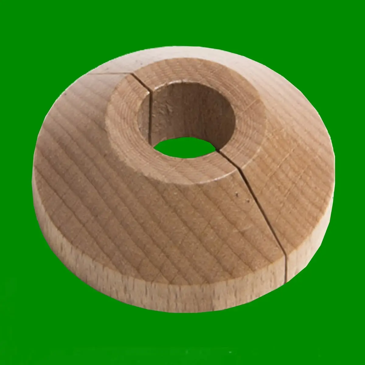 8x Varnished Maple Wood Radiator Pipe Collars for 15mm Pipe Easy Fit Covers - image 5 | Free standard UK delivery included | Discount Quality Products