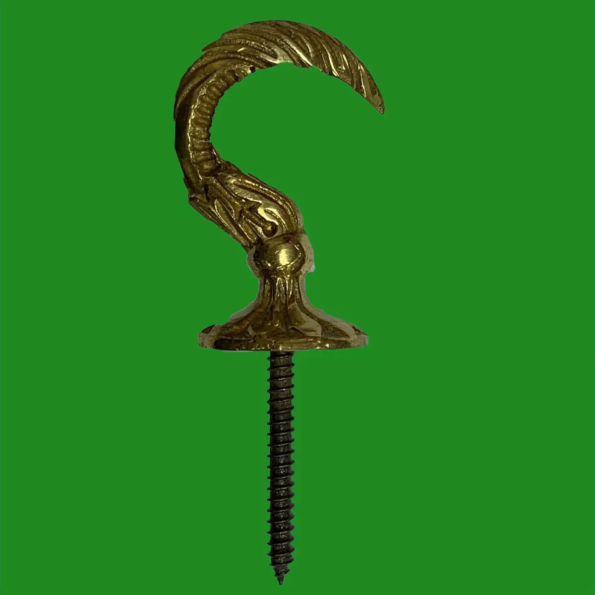 1x Solid Brass Egyptian Curtain Tieback Holders/Hooks
