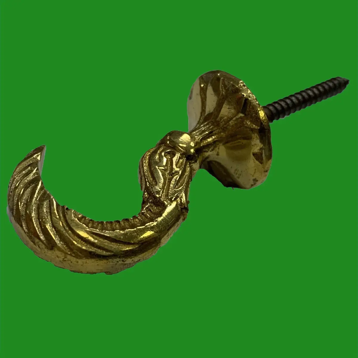 1x Solid Brass Egyptian Curtain Tieback Holders/Hooks - image 2 | Free standard UK delivery included | Discount Quality Products
