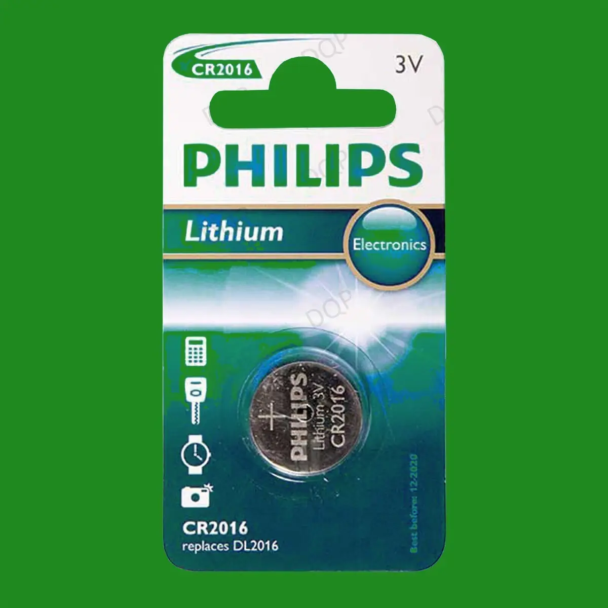 10x Philips CR2016/01B 3V Lithium Battery Coin/Button Cell Remote Watch Car Key