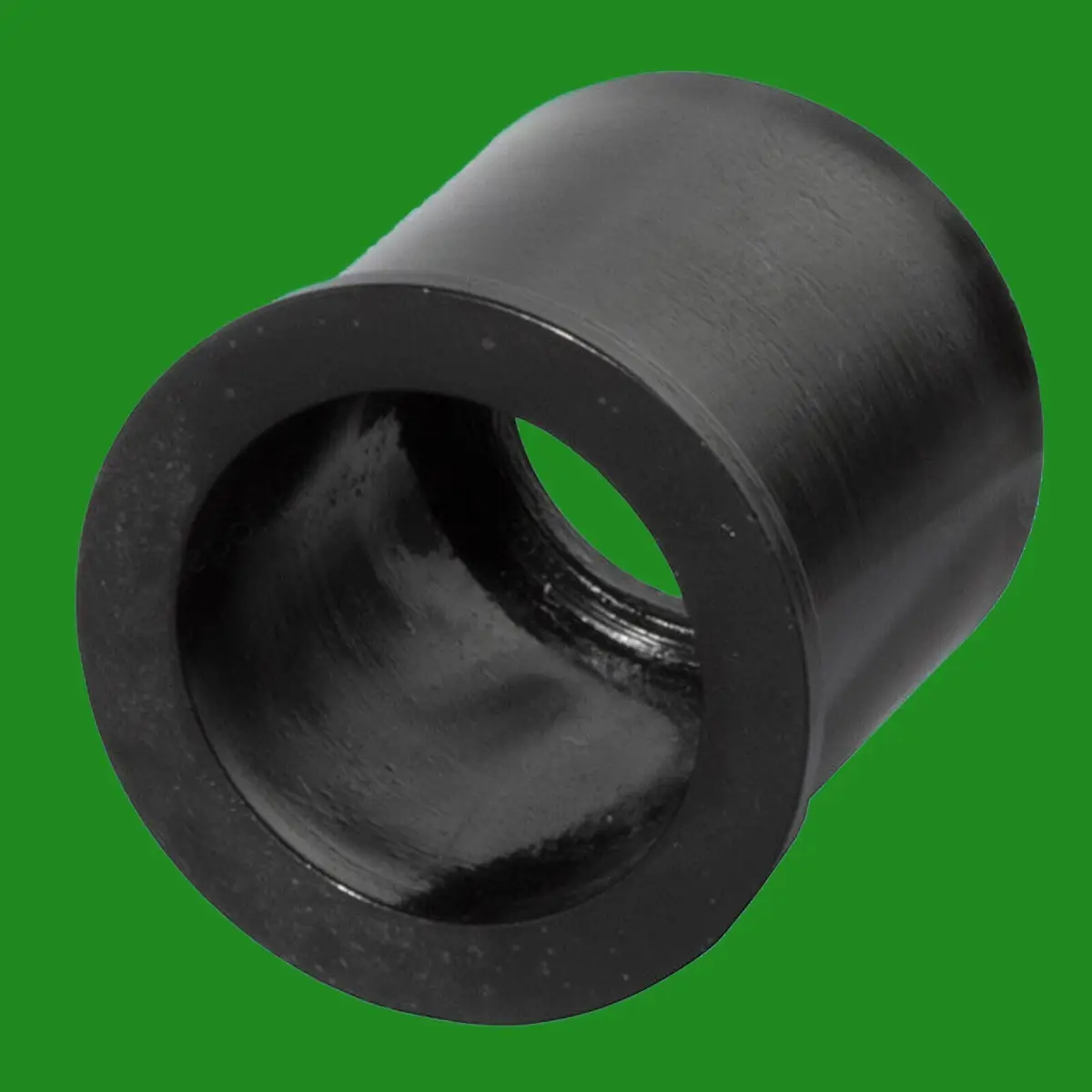 2x Black PVC Pipe Reducer 25mm to 20mm, Straight Coupler Conduit Connector