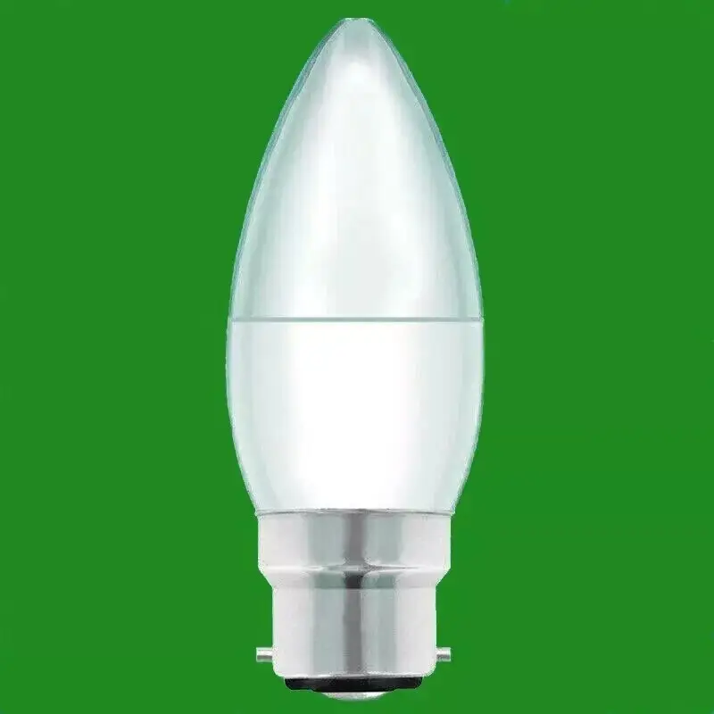 1x 7.5W (=60W) DIMMABLE LED Candle BC B22 Bayonet 2700K Warm White Light Bulbs - image 2 | Free standard UK delivery included | Discount Quality Products