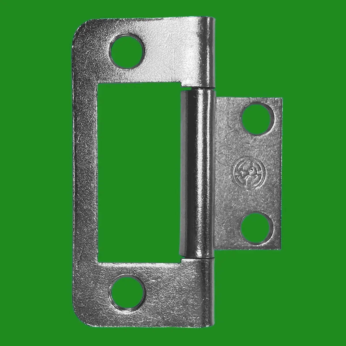8x 2" 50mm x 24mm Semi Concealed Nickel Plated Flush Butt Hinge Cabinet Cupboard - image 4 | Free standard UK delivery included | Discount Quality Products