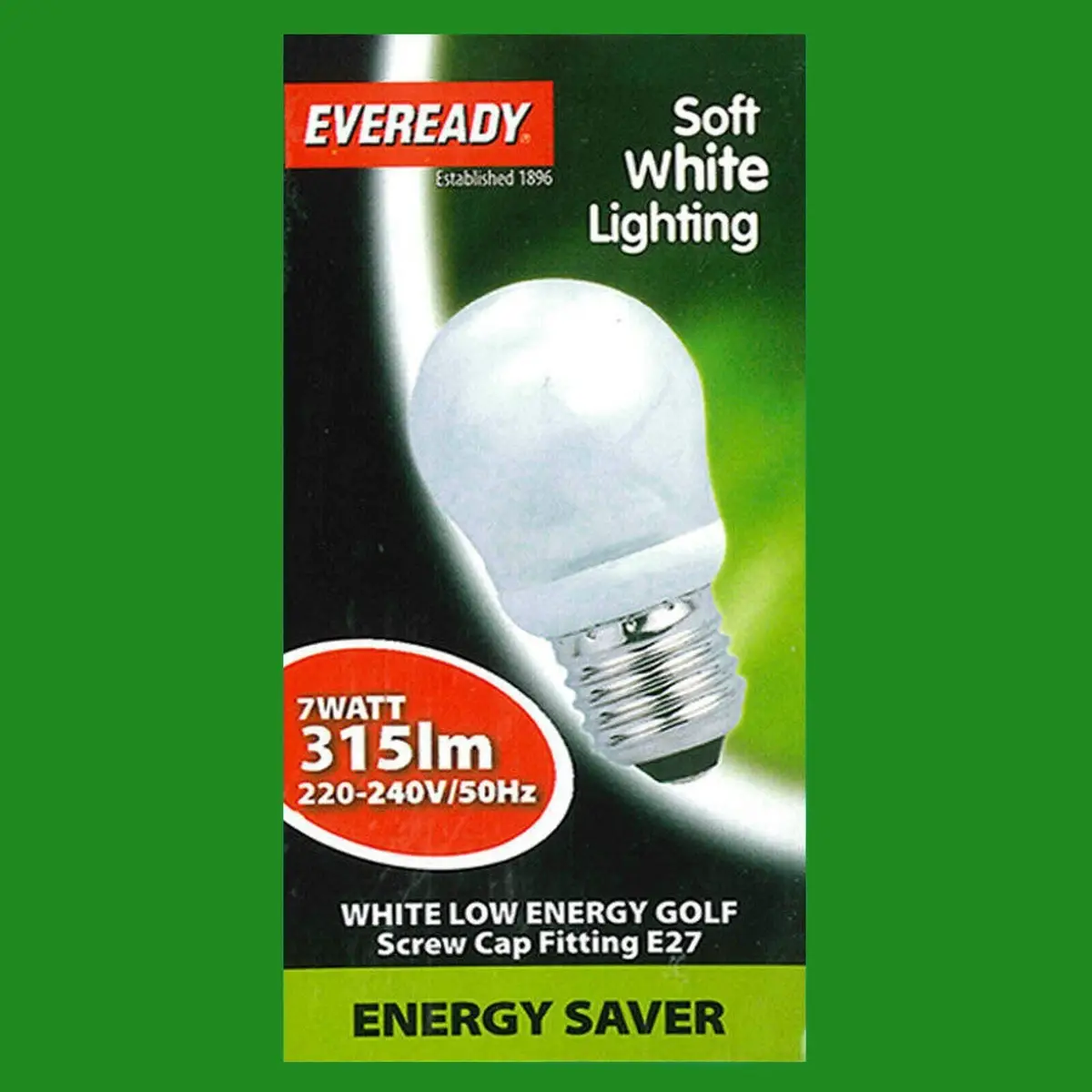 50x 7W EVEREADY Golf Light Bulb ES E27 CFL Energy Saving Lamp 3500K Lighting - image 3 | Free standard UK delivery included | Discount Quality Products