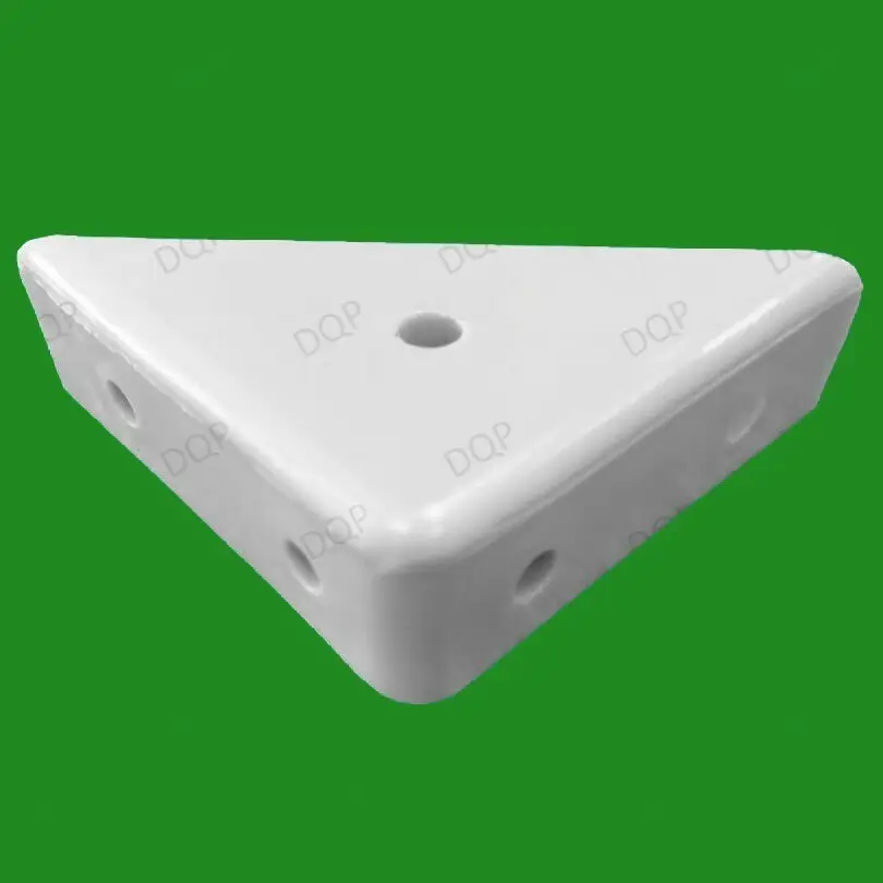 4x 50mm 2" Plastic White Cranked Corner Gusset Brace Angle Brackets, Furniture - image 4 | Free standard UK delivery included | Discount Quality Products