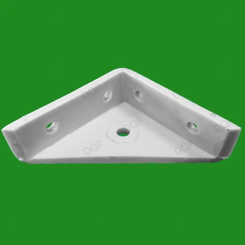 4x 50mm 2" Plastic White Cranked Corner Gusset Brace Angle Brackets, Furniture - image 5 | Free standard UK delivery included | Discount Quality Products