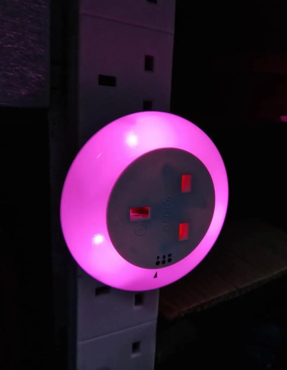 1x LED Multi Colour Night Light with UK Plug Through Socket, Dusk & Dawn Sensor - image 3 | Free standard UK delivery included | Discount Quality Products