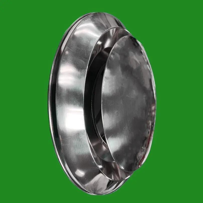 Stainless Steel Round Wall Ceiling Exhaust Extractor Air Vent Outlet 125mm/5"