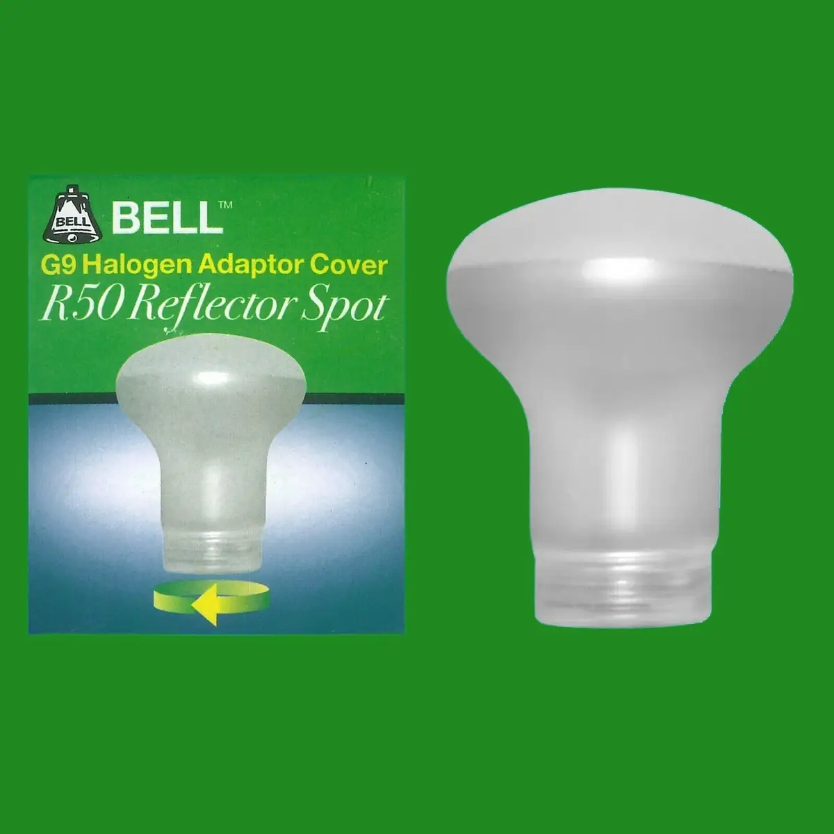 10x R50 Reflector Spot Decorative Glass Cover for G9 Halogen Light Bulb Adaptor