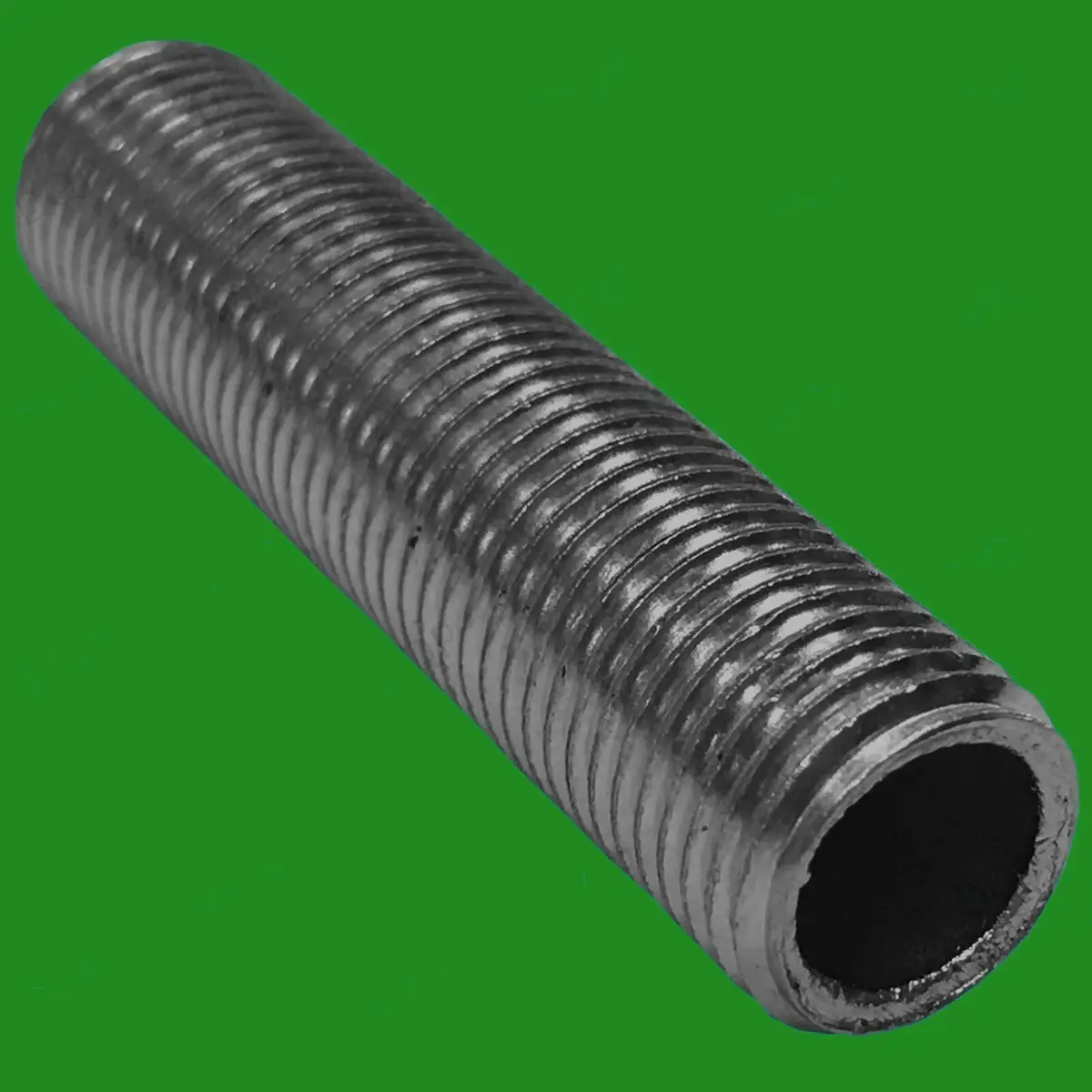 9x M10 50mm x 10mm Allthread Hollow Threaded Rod Tube For Electrical Lamp Socket