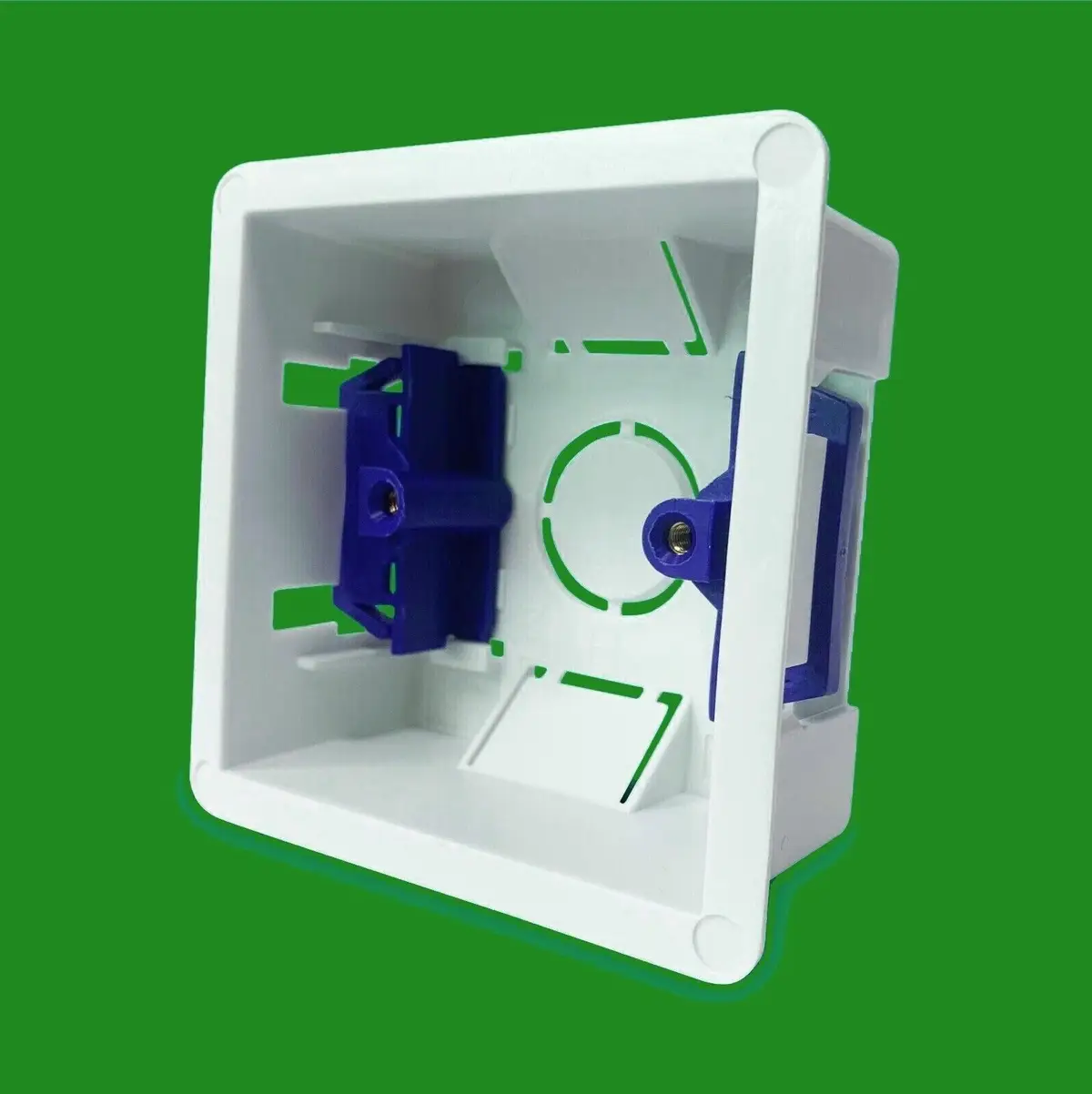 8x 35mm Deep 1 Gang Dry Lining Plasterboard Cavity Wall Socket Back Box Electric